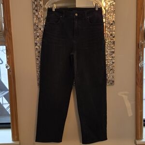Talbots Charcoal Denim Embelished Jeans